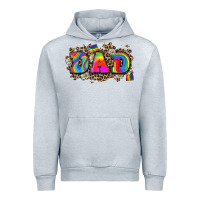 Heather Grey dad pride Urban Hoodie - Zillion Design Studio