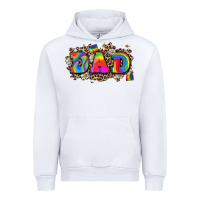 White dad pride Urban Hoodie - Zillion Design Studio