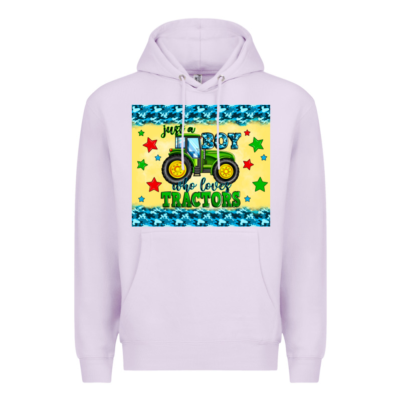 Just A Boy Who Loves Tractors Premium Hoodie by Zillion Design Studio | Teevron