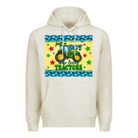 Oatmeal Heather just a boy who loves tractors Premium Hoodie - Zillion Design Studio