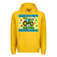 Lemon just a boy who loves tractors Premium Hoodie - Zillion Design Studio