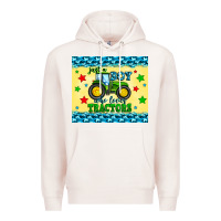 Pale Pink just a boy who loves tractors Premium Hoodie - Zillion Design Studio