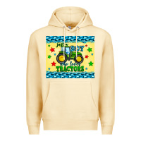Pina Colada just a boy who loves tractors Premium Hoodie - Zillion Design Studio