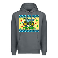 Rock just a boy who loves tractors Premium Hoodie - Zillion Design Studio