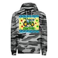 Slate Camo just a boy who loves tractors Premium Hoodie - Zillion Design Studio