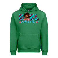 Emerald girl mom afro black girl Urban Hoodie - texasbilliewilder