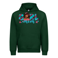 Forest Green girl mom afro black girl Urban Hoodie - texasbilliewilder