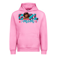 Fuchsia Pink girl mom afro black girl Urban Hoodie - texasbilliewilder