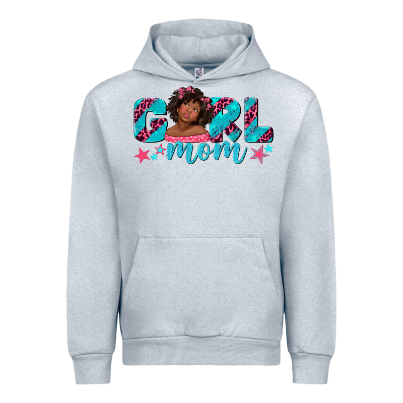 Girl Mom Afro Black Girl Urban Hoodie by texasbilliewilder | Teevron