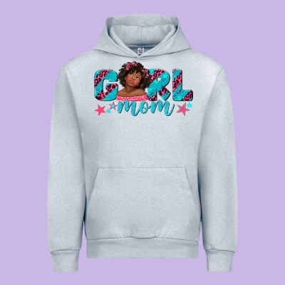 Urban Hoodie girl mom afro black girl