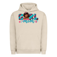 Pigment French Oak girl mom afro black girl Urban Hoodie - texasbilliewilder