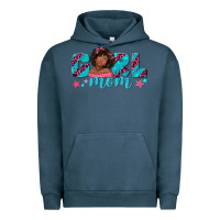 Pigment Midnight Navy girl mom afro black girl Urban Hoodie - texasbilliewilder