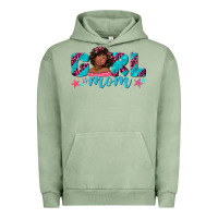 Pigment Oil Green girl mom afro black girl Urban Hoodie - texasbilliewilder