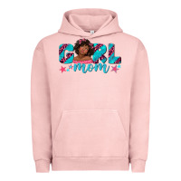 Pigment Salmon girl mom afro black girl Urban Hoodie - texasbilliewilder