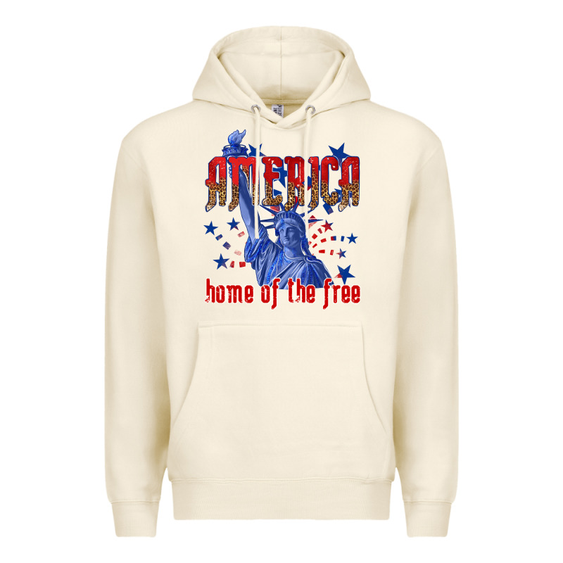 America Home Of The Free Premium Hoodie by texasbilliewilder | Teevron