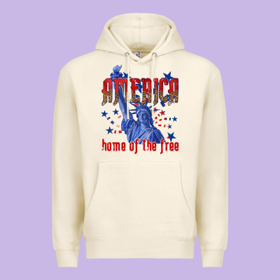 America Home Of The Free Premium Hoodie Designed By Texasbilliewilder