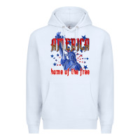 White America home of the free Premium Hoodie - texasbilliewilder