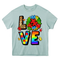 Arona autism love Heavy Core Tee - LillyAllenDesigns