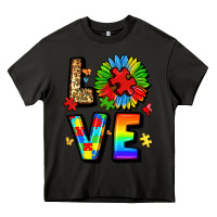 Asphalt autism love Heavy Core Tee - LillyAllenDesigns