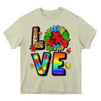Mossy autism love Heavy Core Tee - LillyAllenDesigns