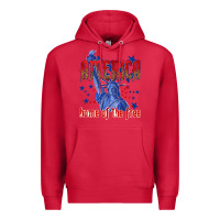 Cardinal America home of the free Premium Hoodie - texasbilliewilder