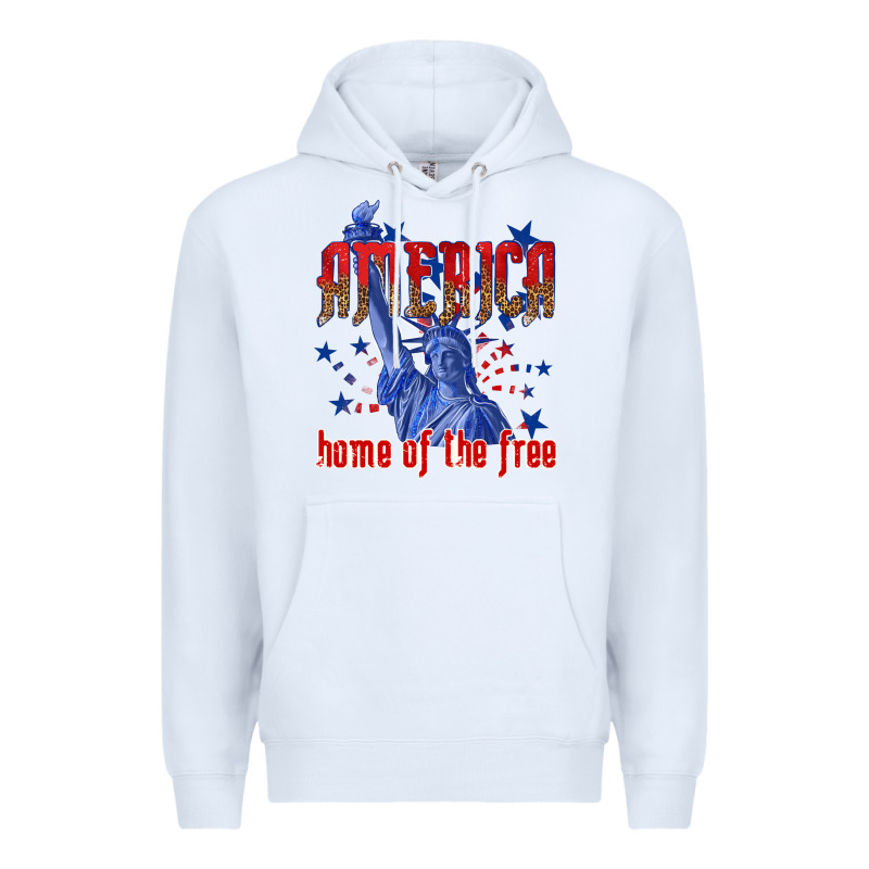 America Home Of The Free Premium Hoodie by texasbilliewilder | Teevron