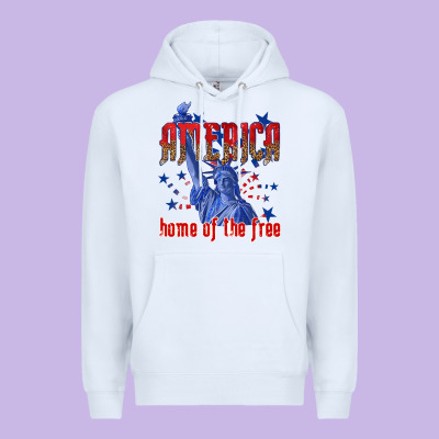 America Home Of The Free Premium Hoodie Designed By Texasbilliewilder