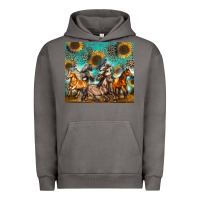 Pigment Tornado western horses Urban Hoodie - Zillion Design Studio