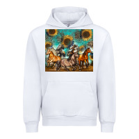White western horses Urban Hoodie - Zillion Design Studio