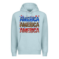 Blue Mist America america america fourth of july Premium Hoodie - texasbilliewilder