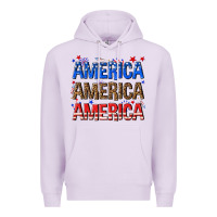 Lilac America america america fourth of july Premium Hoodie - texasbilliewilder