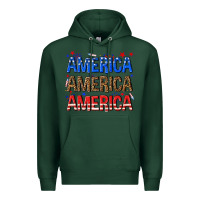 Sports Green America america america fourth of july Premium Hoodie - texasbilliewilder