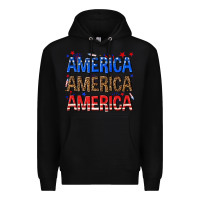 Black America america america fourth of july Premium Hoodie - texasbilliewilder