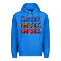True Royal America america america fourth of july Premium Hoodie - texasbilliewilder