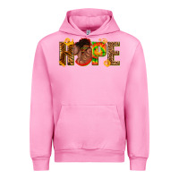 Fuchsia Pink hope afro Urban Hoodie - texasbilliewilder