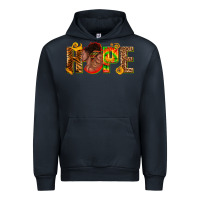 Navy hope afro Urban Hoodie - texasbilliewilder