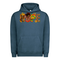 Pigment Midnight Navy hope afro Urban Hoodie - texasbilliewilder