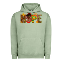 Pigment Oil Green hope afro Urban Hoodie - texasbilliewilder