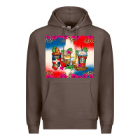 Coffee dominican republic coffee cups Premium Hoodie - Zillion Design Studio