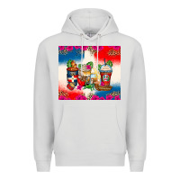 Dove Grey dominican republic coffee cups Premium Hoodie - Zillion Design Studio