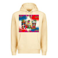 Pina Colada dominican republic coffee cups Premium Hoodie - Zillion Design Studio
