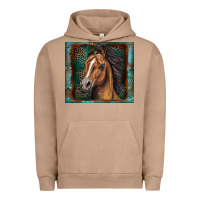 Pigment Burro western horse Urban Hoodie - Zillion Design Studio