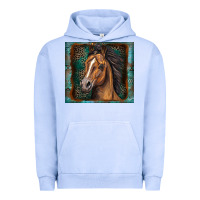 Pigment Grape Ice western horse Urban Hoodie - Zillion Design Studio