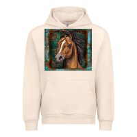 Sandshell western horse Urban Hoodie - Zillion Design Studio