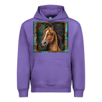 Tulip western horse Urban Hoodie - Zillion Design Studio