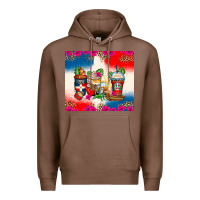 Chestnut dominican republic coffee cups Premium Hoodie - Zillion Design Studio