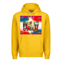 Lemon dominican republic coffee cups Premium Hoodie - Zillion Design Studio