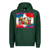 Sports Green dominican republic coffee cups Premium Hoodie - Zillion Design Studio