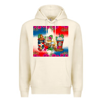 Tofu dominican republic coffee cups Premium Hoodie - Zillion Design Studio
