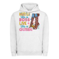 Pigment Lunar Rock hustle like a boss live like a queen Urban Hoodie - texasbilliewilder